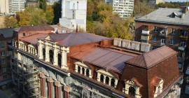 “Metalroof” LTD won a tender on copper roofing arrangement for office center at 7, Pervomaiskogo Str., in Kiev