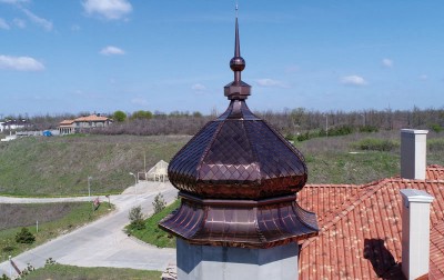 022 Decorative dome of a private house, Odessa