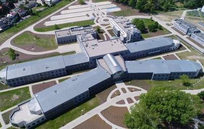 028 Hospital building, Poland, Zombki (a suburb of Warsaw)