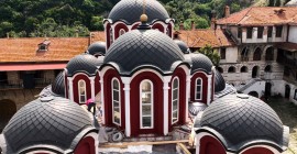 The “Metalroof” company works on the reconstruction of the roof of the monastery on Mount Athos