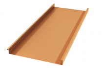 Standing seam roofing elements